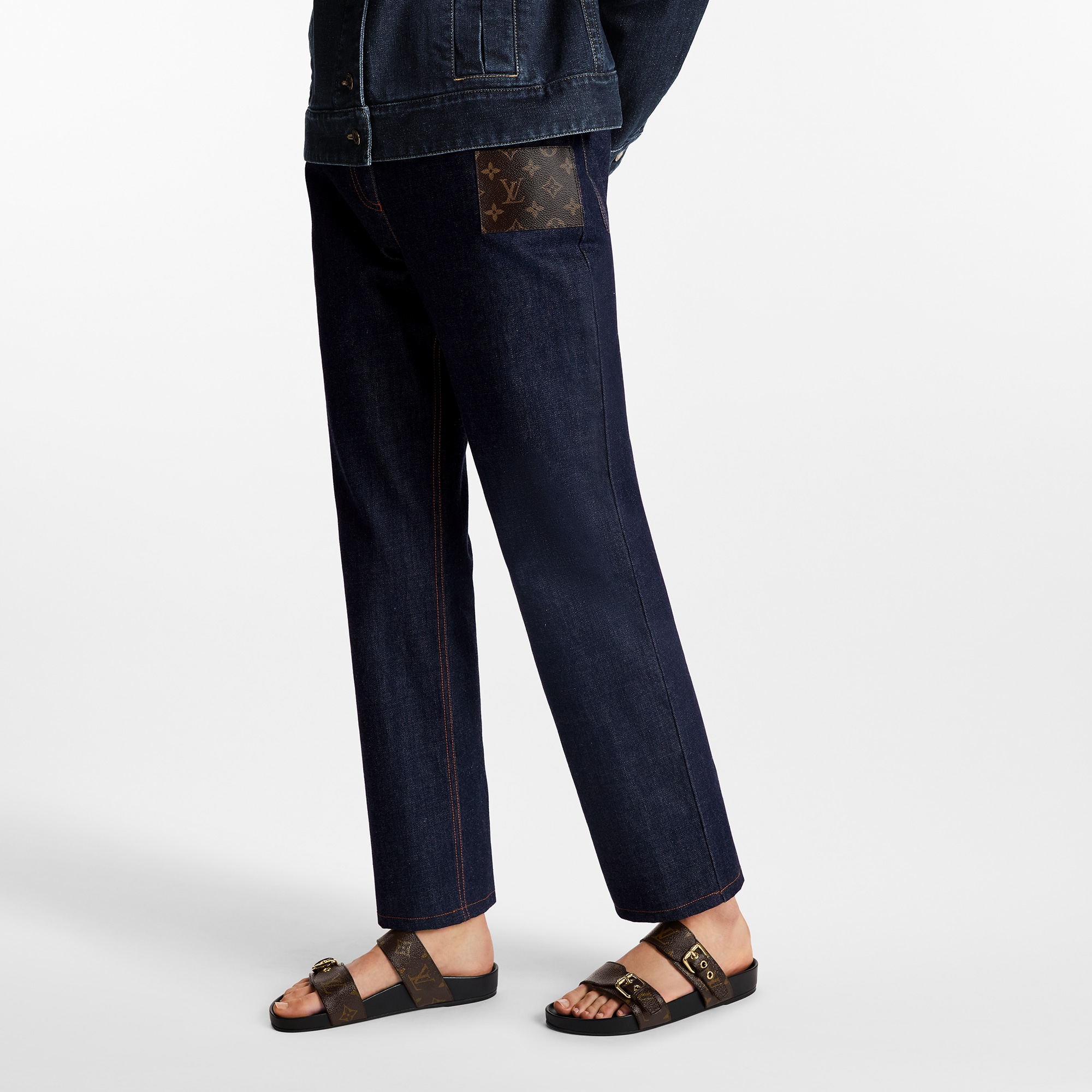 lv bom dia flat mule price